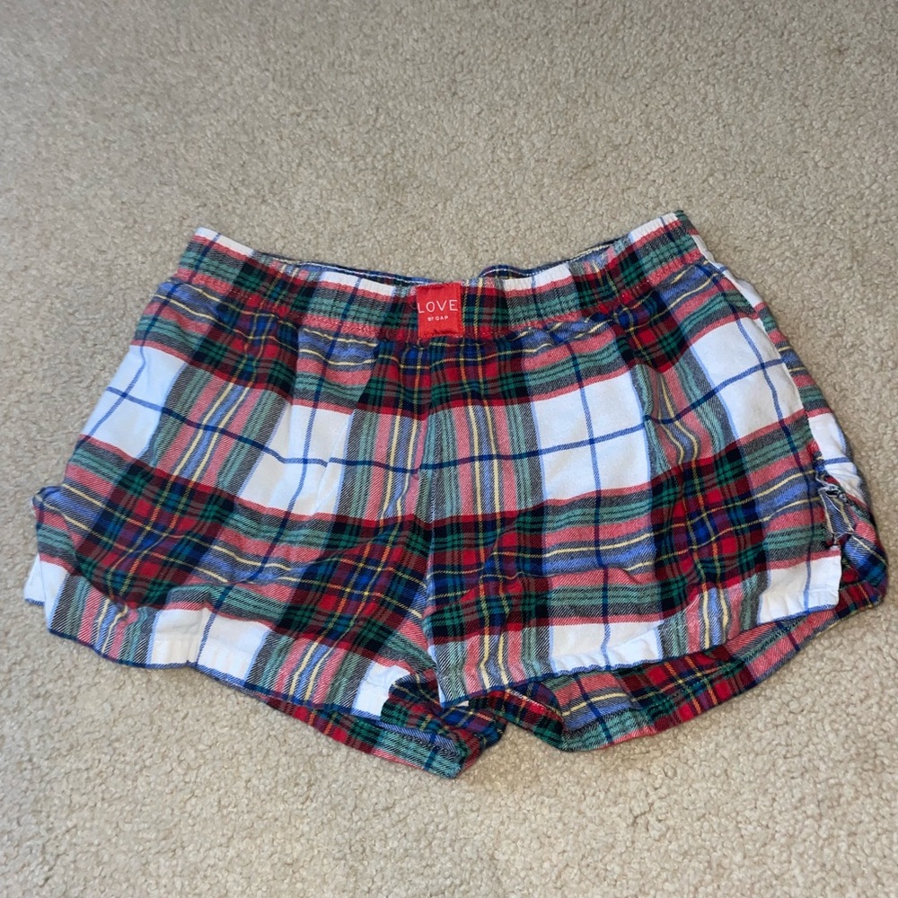 GAP Christmas Plaid PJs